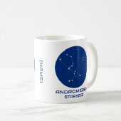 Andromedan Starseed Tasse - Blau-Weiß-Design (VorderseiteRechts)
