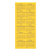 Andromeda's Stars 2012 Kalender Business Rack Card Werbekarte (Hinten)