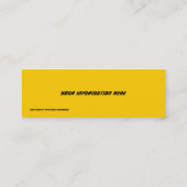 Andromedas Stars Lesezeichen Business Cards Mini Visitenkarte (Rückseite)