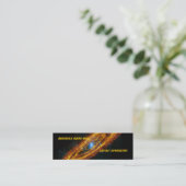 Andromedas Stars Lesezeichen Business Cards Mini Visitenkarte (Stehend Vorderseite)