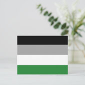 Androphilia Pride Flag Postkarte (Stehend Vorderseite)