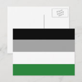 Androphilia Pride Flag Postkarte (Vorne/Hinten)