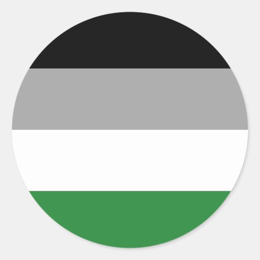 Androphilia Pride Flag Runder Aufkleber (Vorderseite)