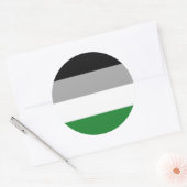 Androphilia Pride Flag Runder Aufkleber (Umschlag)