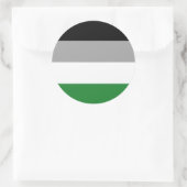 Androphilia Pride Flag Runder Aufkleber (Tasche)