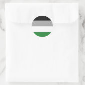 Androphilia Pride Flag Runder Aufkleber (Tasche)