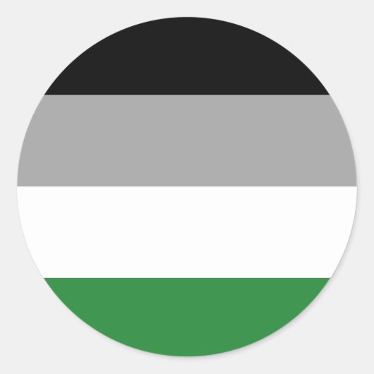 Androphilia Pride Flag Runder Aufkleber (Vorderseite)