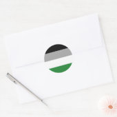 Androphilia Pride Flag Runder Aufkleber (Umschlag)