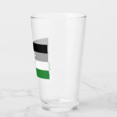 Androphilia Pride Flag und Symbol Glas (Links)