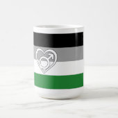 Androphilia Pride Flag und Symbol Kaffeetasse (Mittel)