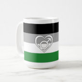 Androphilia Pride Flag und Symbol Kaffeetasse (Vorderseite Links)
