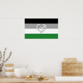 Androphilia Pride Flag und Symbol Poster (Küche)