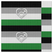 Androphilia Pride Flag und Symbol Stoff (Nahaufnahme)