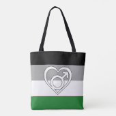 Androphilia Pride Flag und Symbol Tasche (Rückseite)