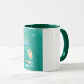 Andros Bahamas Vacation Karte. Tasse (VorderseiteRechts)