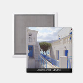 Andros town - Andros Magnet (Vorderseite/Rückseite)
