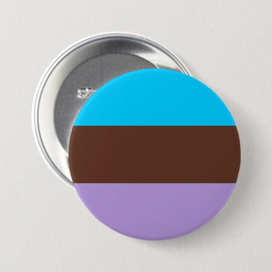 Androsexual Pride Flag Button (Vorne & Hinten)