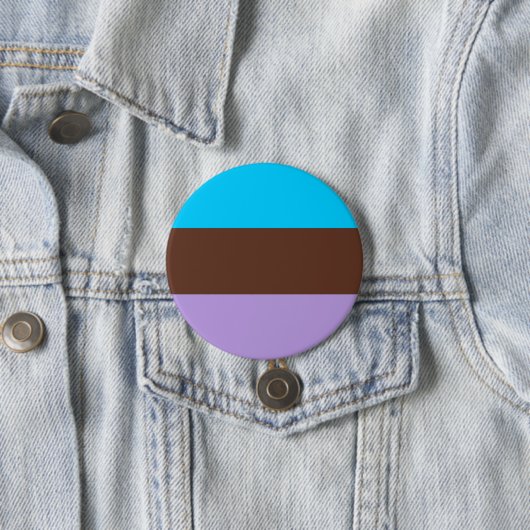 Androsexual Pride Flag Button (Beispiel)