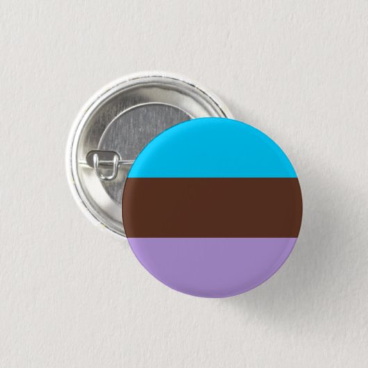 Androsexual Pride Flag Button (Vorne & Hinten)