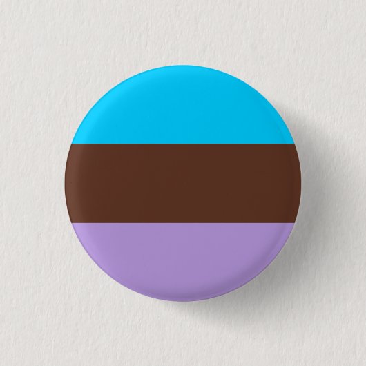 Androsexual Pride Flag Button (Vorderseite)