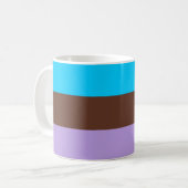 Androsexual Pride Flag Kaffeetasse (Vorderseite Links)