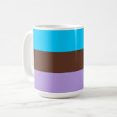 Androsexual Pride Flag Kaffeetasse (Vorderseite Links)