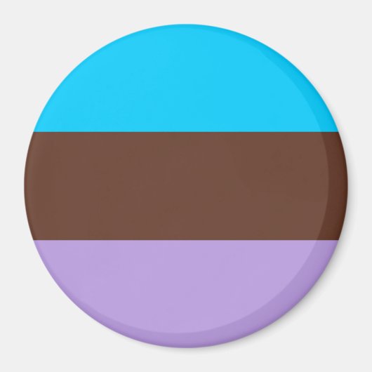 Androsexual Pride Flag Magnet (Vorne)