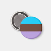 Androsexual Pride Flag Magnet (Vorderseite/Rückseite)