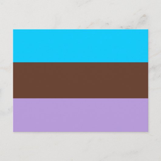 Androsexual Pride Flag Postkarte (Vorderseite)