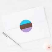 Androsexual Pride Flag Runder Aufkleber (Umschlag)