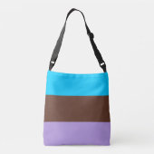 Androsexual Pride Flag Tragetaschen Mit Langen Trägern (Rückseite)
