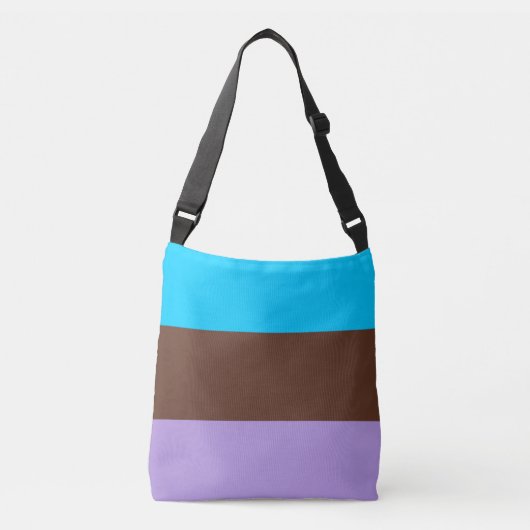 Androsexual Pride Flag Tragetaschen Mit Langen Trägern (Vorderseite)