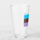 Androsexual Pride Glas (Rechts)