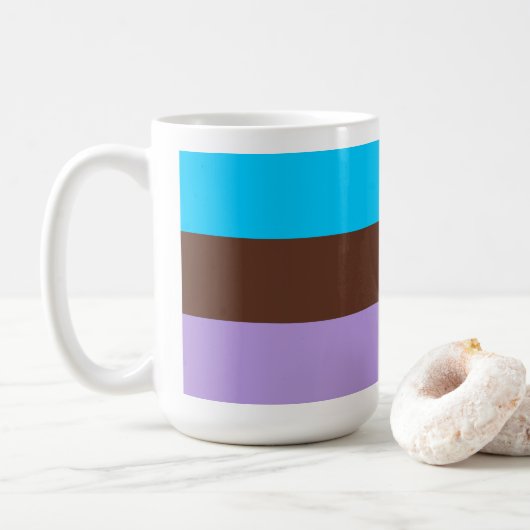 Androsexual Pride Kaffeetasse (Mit Donut)