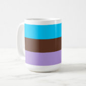Androsexual Pride Kaffeetasse (Vorderseite Links)