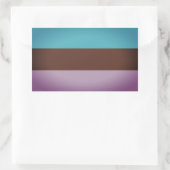Androsexual Pride Rechteckiger Aufkleber (Tasche)