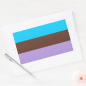 Androsexual Pride Rechteckiger Aufkleber (Umschlag)