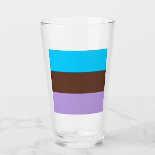 Androsexuelle Pride-Flagge Glas
