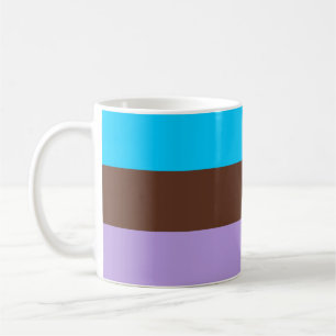 Androsexuelle Pride-Flagge Kaffeetasse