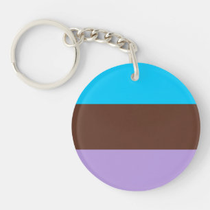 Androsexuelle Pride-Flagge Schlüsselanhänger