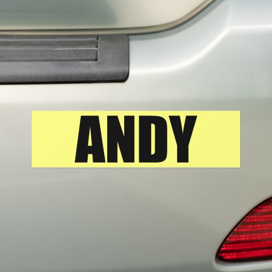 Andy Autoaufkleber (Auf Auto)