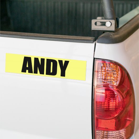 Andy Autoaufkleber (Auf Lkw)