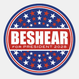 Andy Beshear für Präsident 2028 Runder Aufkleber