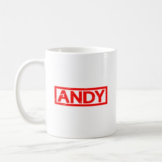 Andy Briefmarke Kaffeetasse (Links)