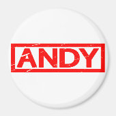 Andy Briefmarke Magnet (Vorne)