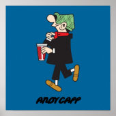 andy capp uk english england retro poster (Vorne)