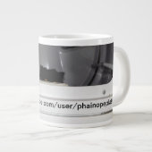 Andy, den die persische Katze im Trockner schlafen Jumbo-Tasse (Vorderseite Rechts)