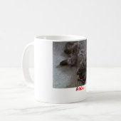 Andy die persische Katze Kaffeetasse (Vorderseite Links)