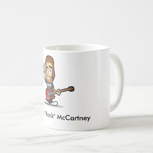 Andy "Felsen" McCartney Kaffeetasse (VorderseiteRechts)