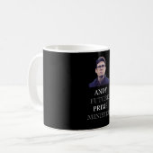 Andy Future Premierminister - Andy Burnham Kaffeetasse (Vorderseite Links)